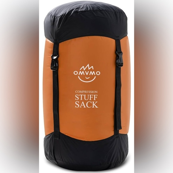 NEW OMVMO Orange Compression Stuff Sack - Picture 1 of 4